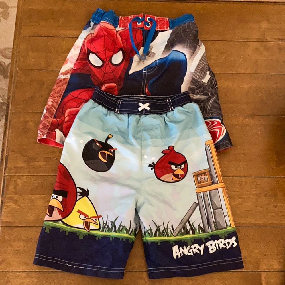 2 Boys Extra Small Bathing Suits